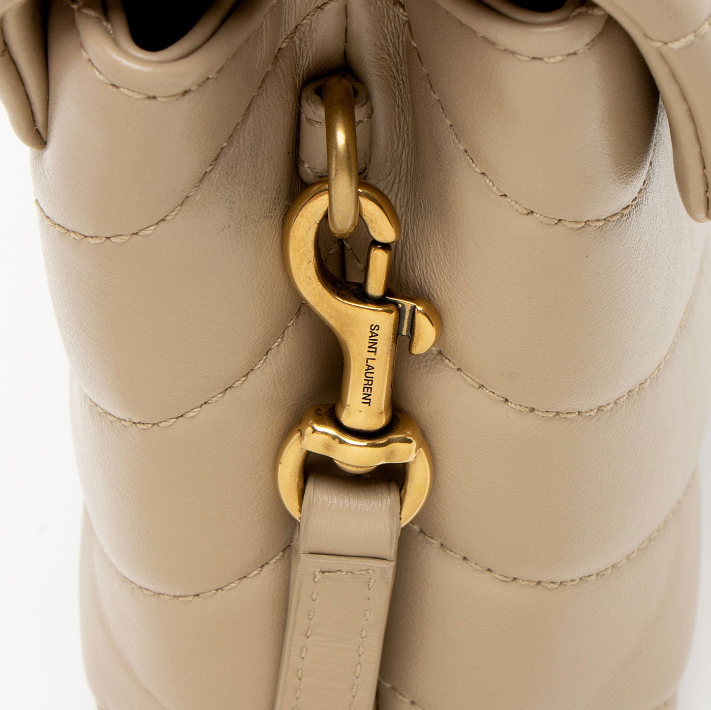 Saint Laurent Matelasse Calfskin Monogram LouLou Toy Crossbody (SHF-I8aWGS)