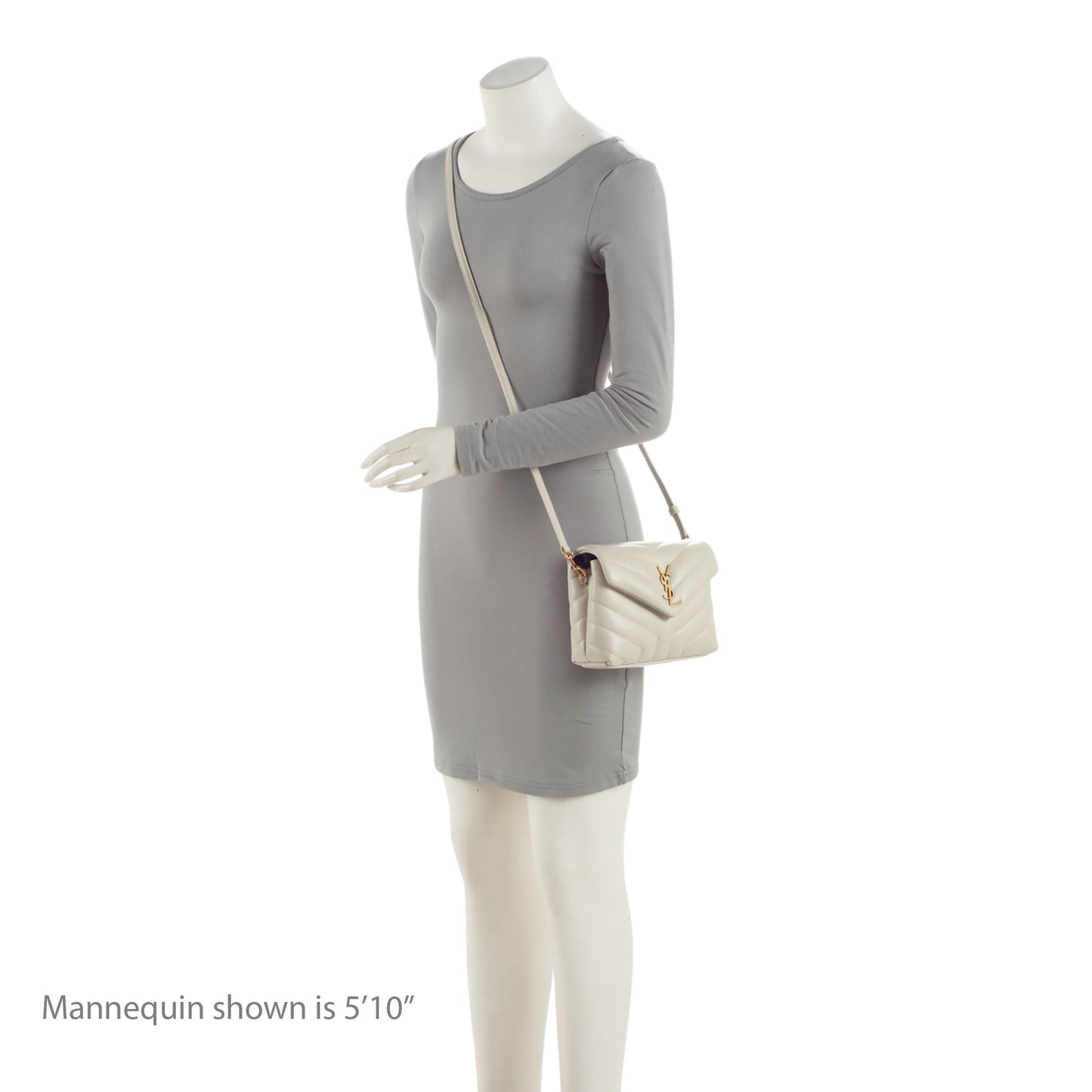 Saint Laurent Matelasse Calfskin Monogram LouLou Toy Crossbody