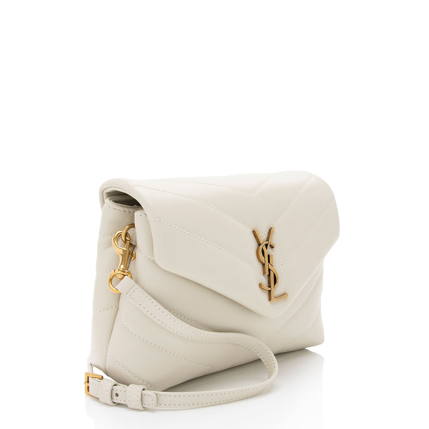 Saint Laurent Matelasse Calfskin Monogram LouLou Toy Crossbody