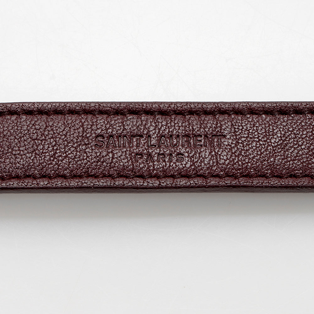 Saint Laurent Matelasse Calfskin Monogram College Medium Shoulder Bag (SHF-18292)