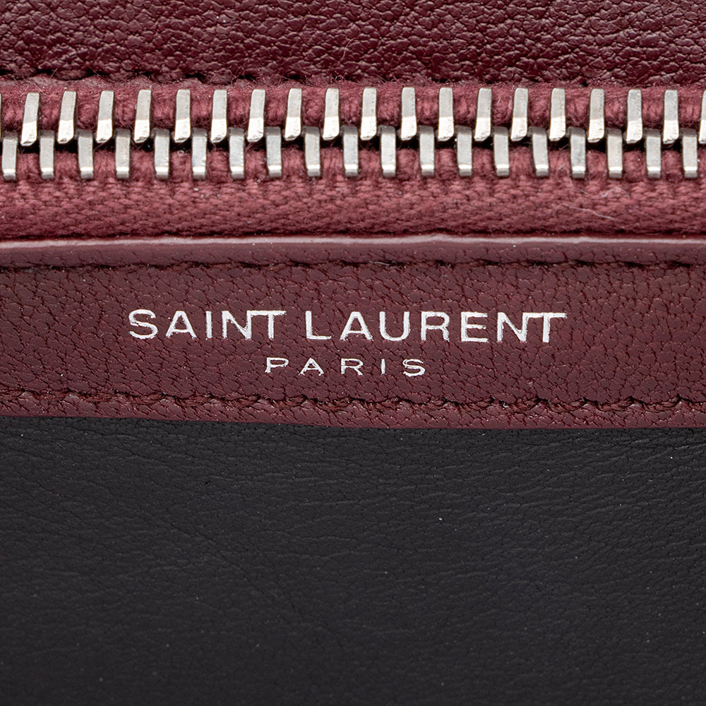 Saint Laurent Matelasse Calfskin Monogram College Medium Shoulder Bag (SHF-18292)