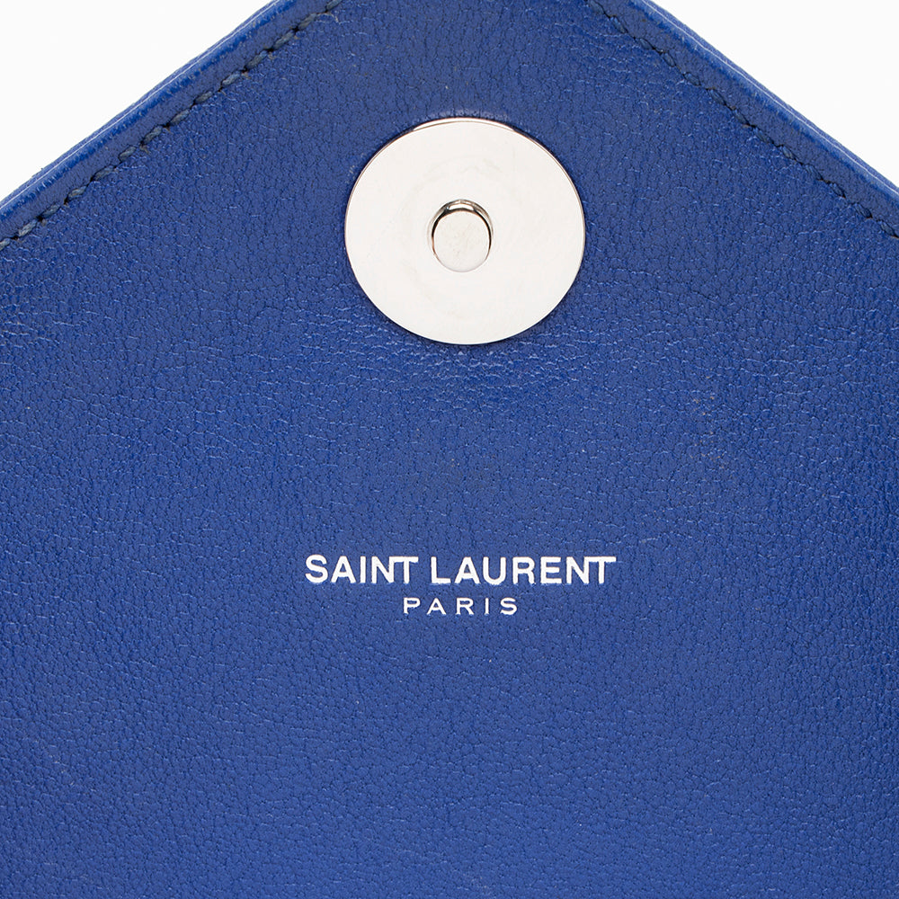 Saint Laurent Matelasse Calfskin Monogram College Medium Shoulder Bag (SHF-19462)