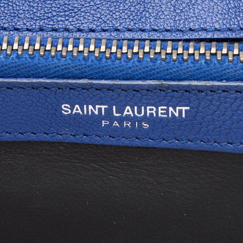 Saint Laurent Matelasse Calfskin Monogram College Medium Shoulder Bag (SHF-19462)