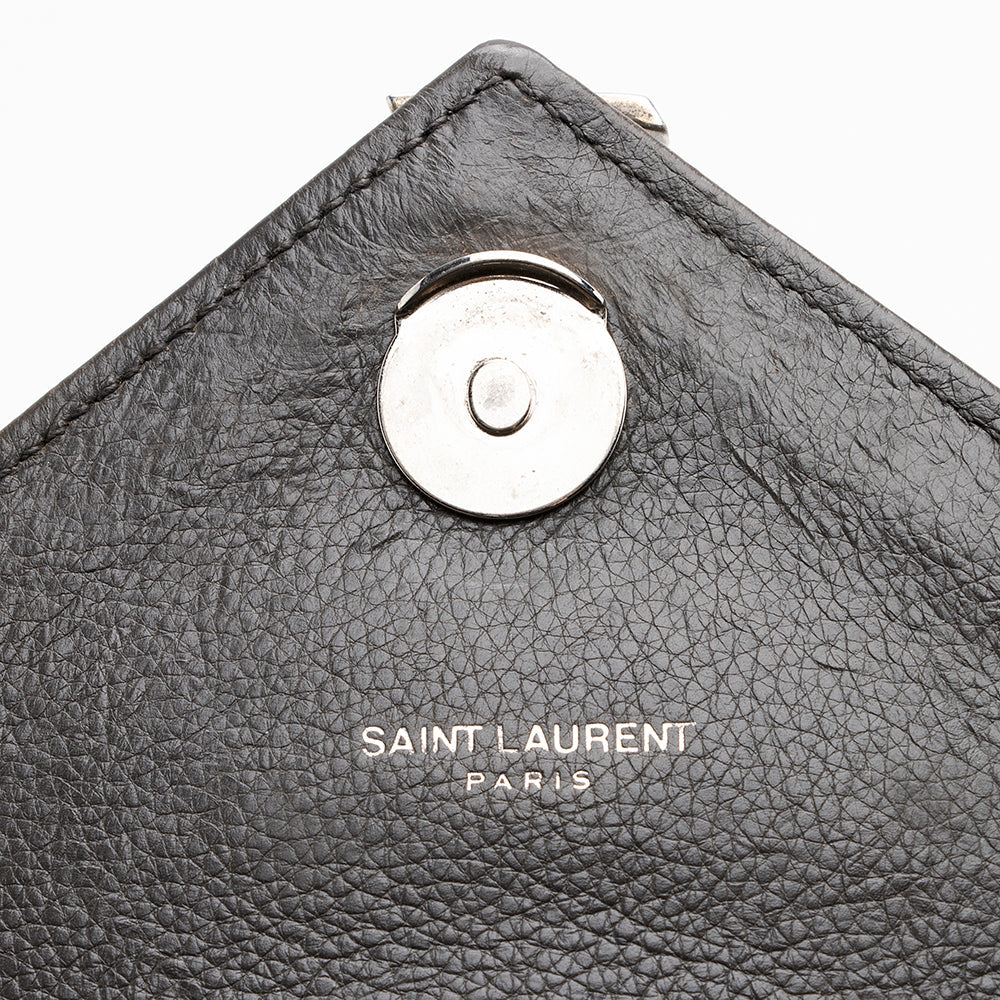 Saint Laurent Matelasse Calfskin Monogram Medium College Top Handle Bag (SHF-20220)