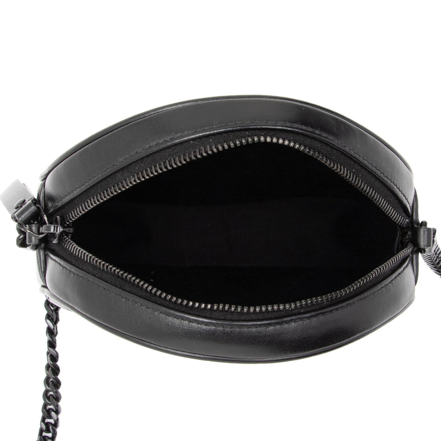 Saint Laurent Matelasse Calfskin Monogram Vinyle Round Camera Bag (SHF-TICycU)