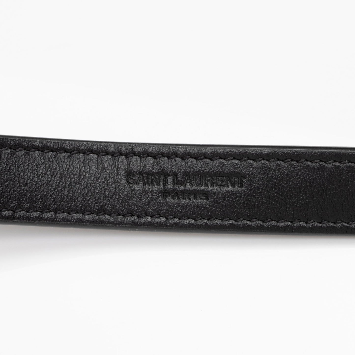 Saint Laurent Matelasse Calfskin Monogram Vinyle Round Camera Bag (SHF-TICycU)