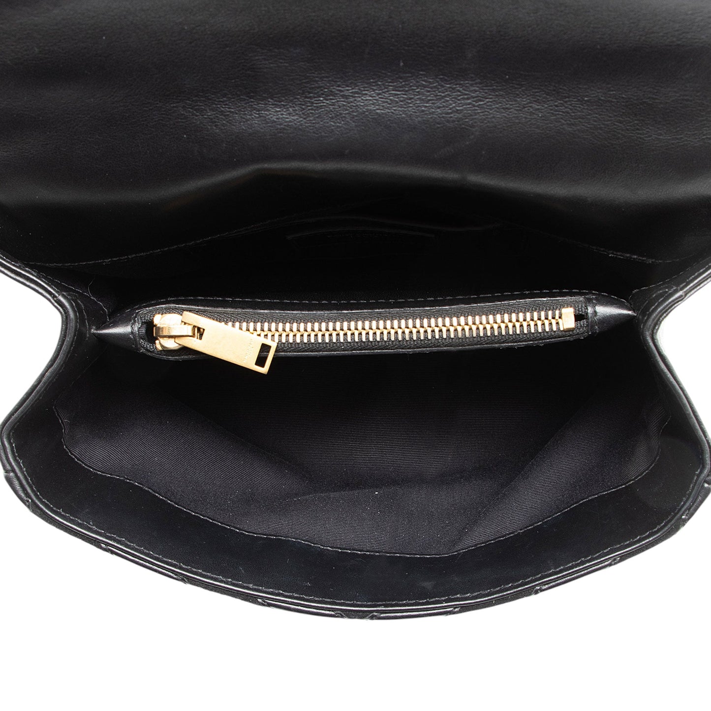 Saint Laurent Matelasse Calfskin Suede Monogram College Medium Shoulder Bag (SHF-UA4qfG)