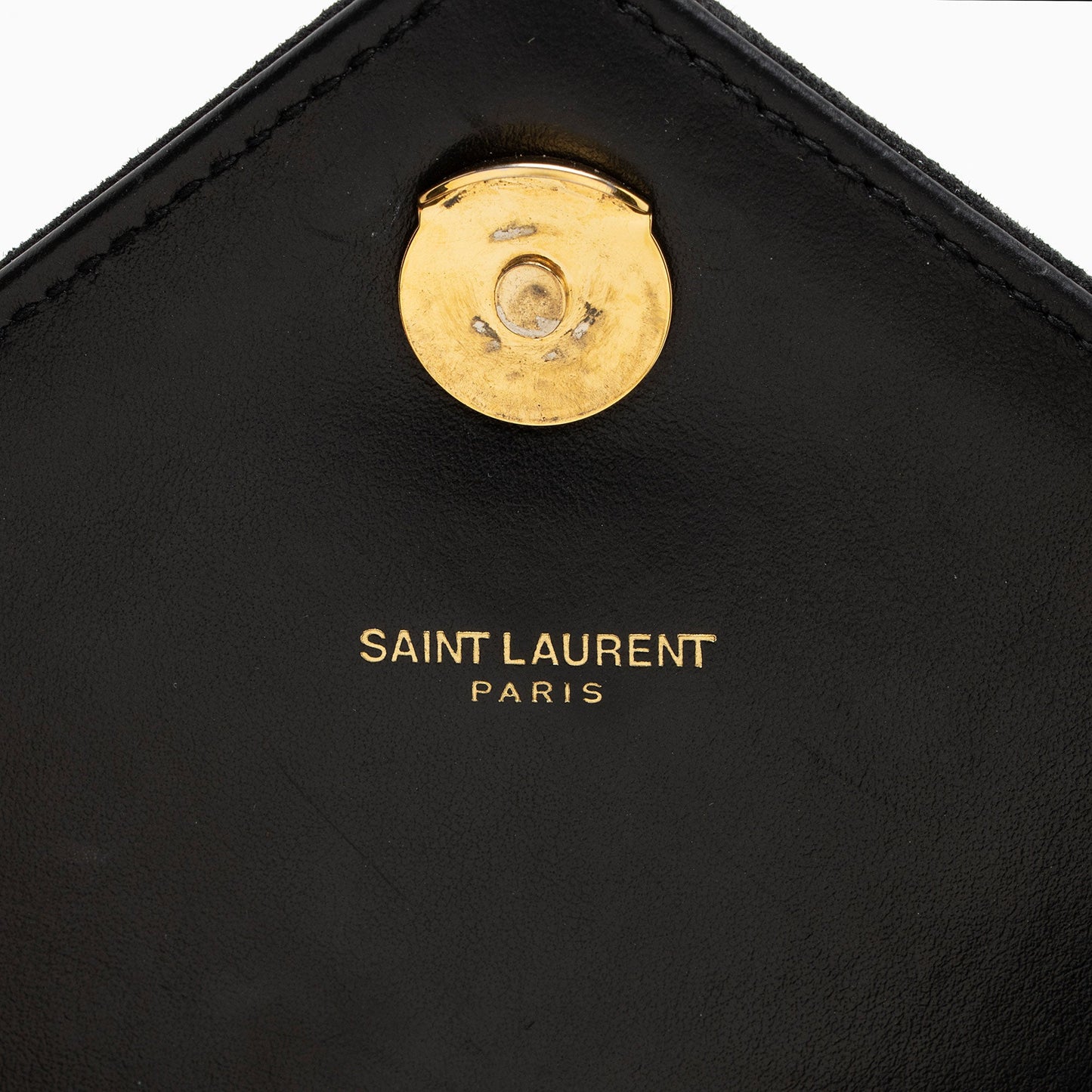 Saint Laurent Matelasse Calfskin Suede Monogram College Medium Shoulder Bag (SHF-UA4qfG)