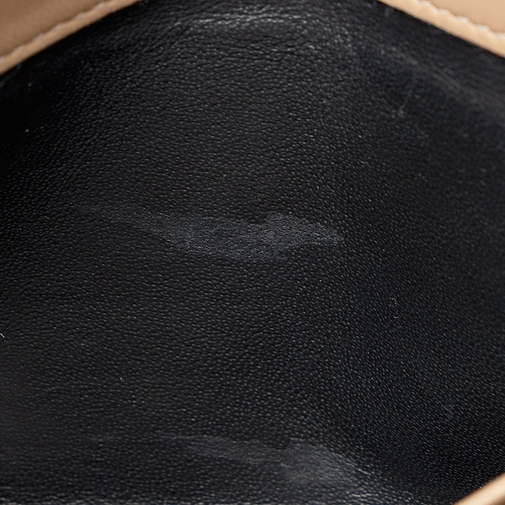 Saint Laurent Matelasse Calfskin Vicky Chain Wallet (SHF-19438)