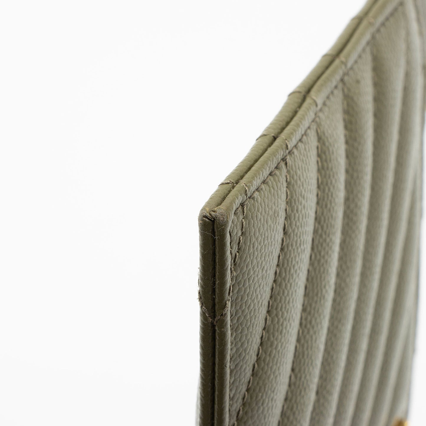 Saint Laurent Matelasse Grain de Poudre Monogram Bill Pouch
