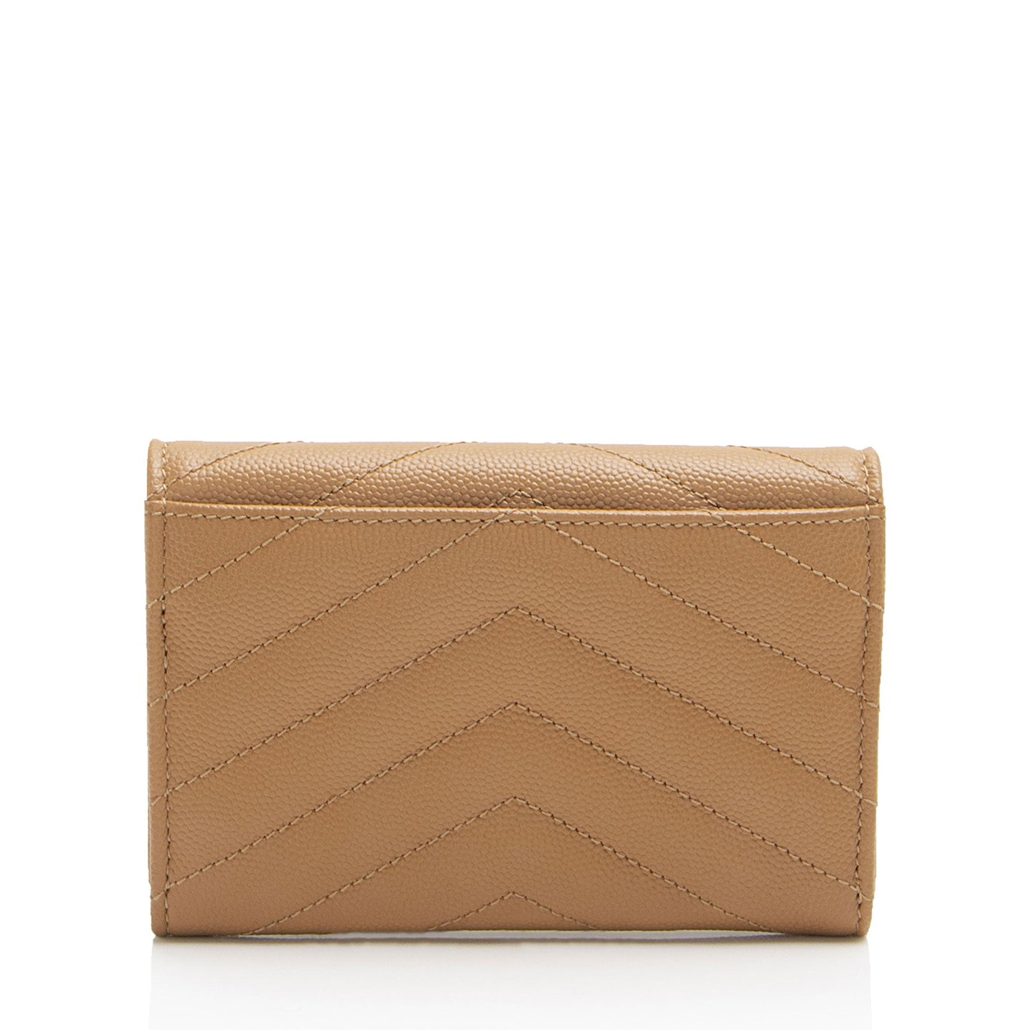 Saint Laurent Matelasse Grain de Poudre Monogram Envelope Small Wallet
