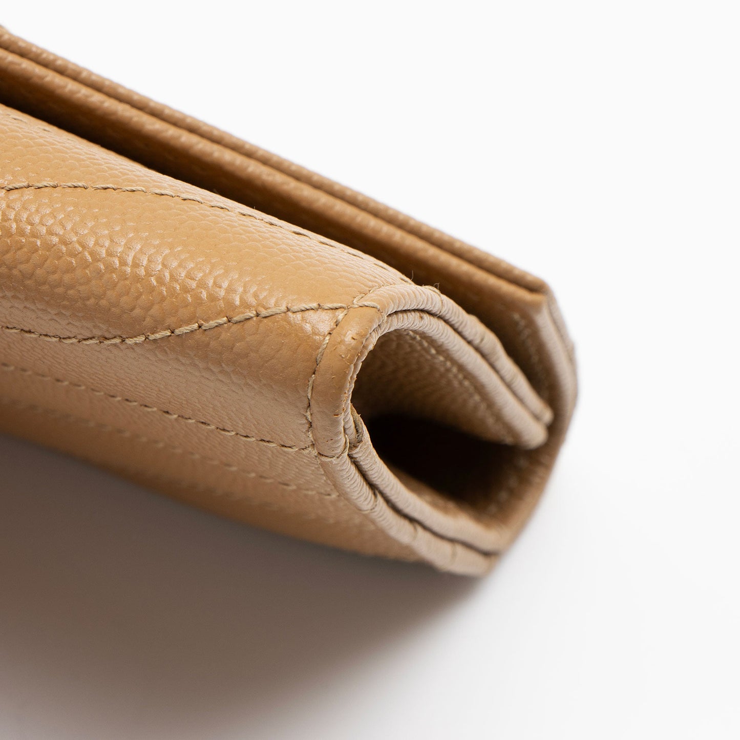Saint Laurent Matelasse Grain de Poudre Monogram Envelope Small Wallet