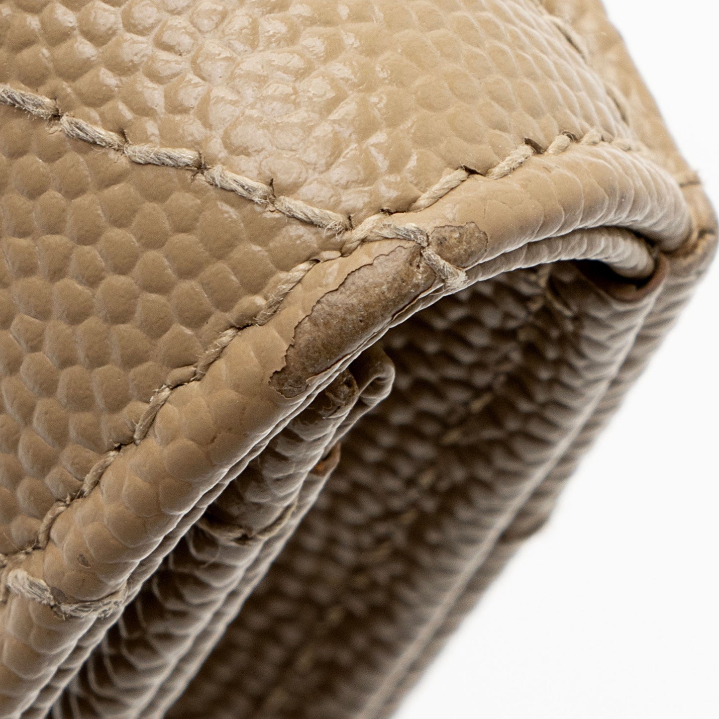 Saint Laurent Matelasse Grain de Poudre Monogram Envelope Small Wallet