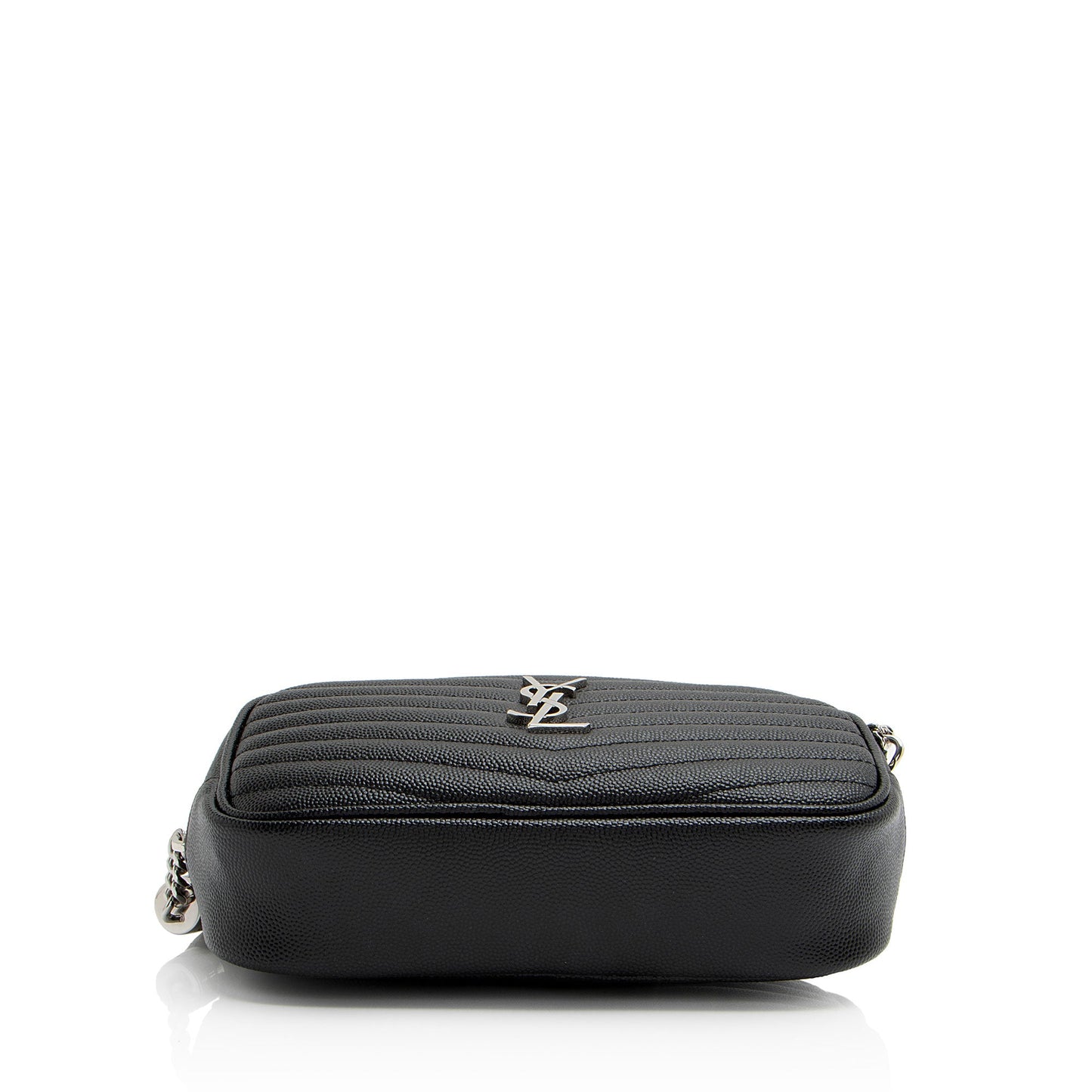 Saint Laurent Matelasse Grain de Poudre Monogram Lou Mini Camera Bag