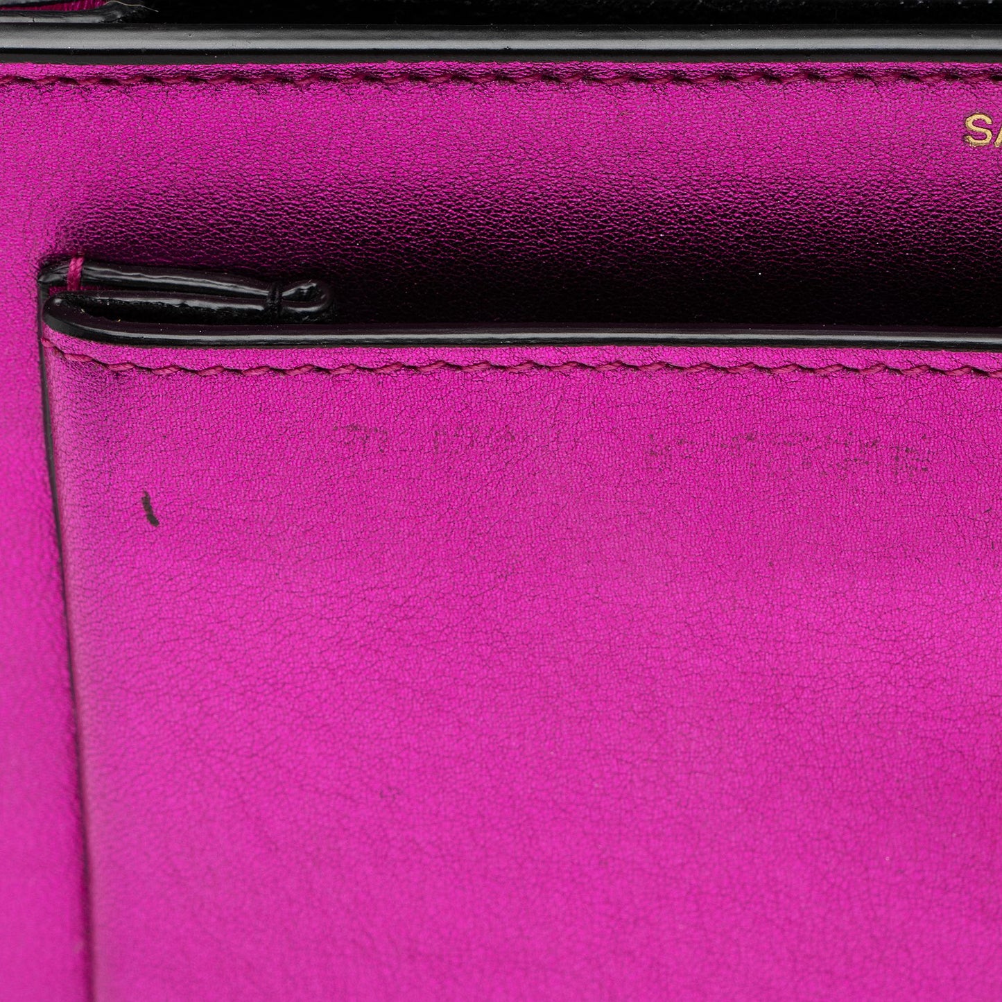 Saint Laurent Metallic Calfskin Monogram Sunset Small Shoulder Bag (SHF-UXPbK2)