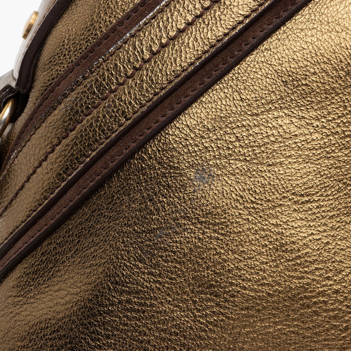 Saint Laurent Metallic Calfskin Muse Large Satchel (SHF-hk5NIK)