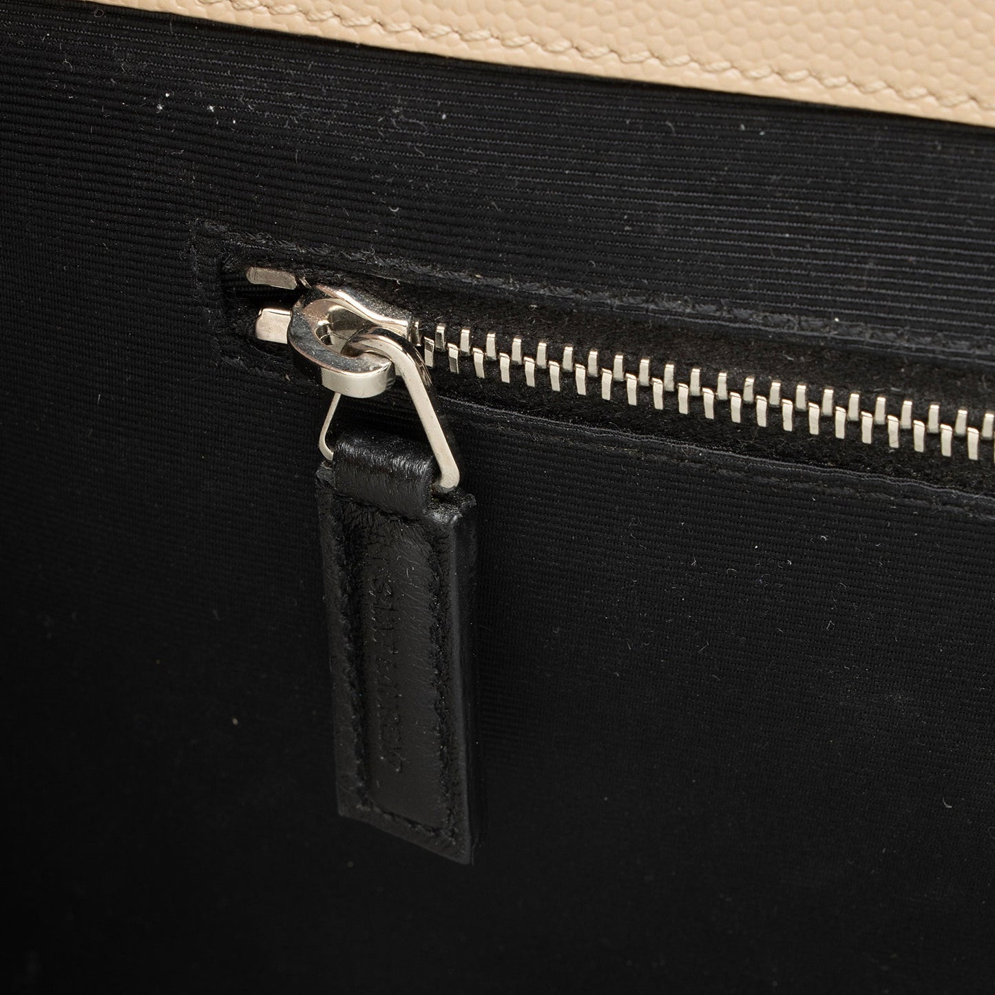 Saint Laurent Mixed Matelasse Grain de Poudre Monogram Large Shoulder Bag