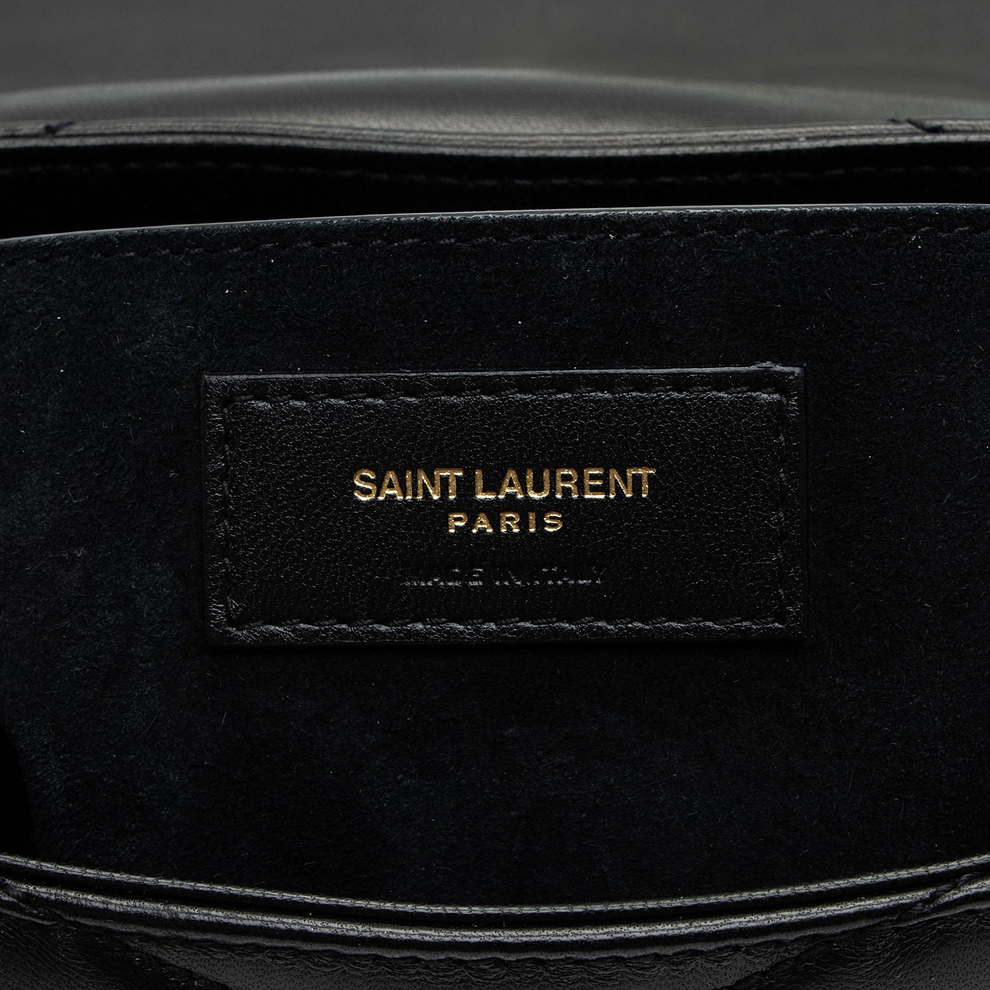 Saint Laurent Quilted Lambskin Monogram Le 57 Hobo