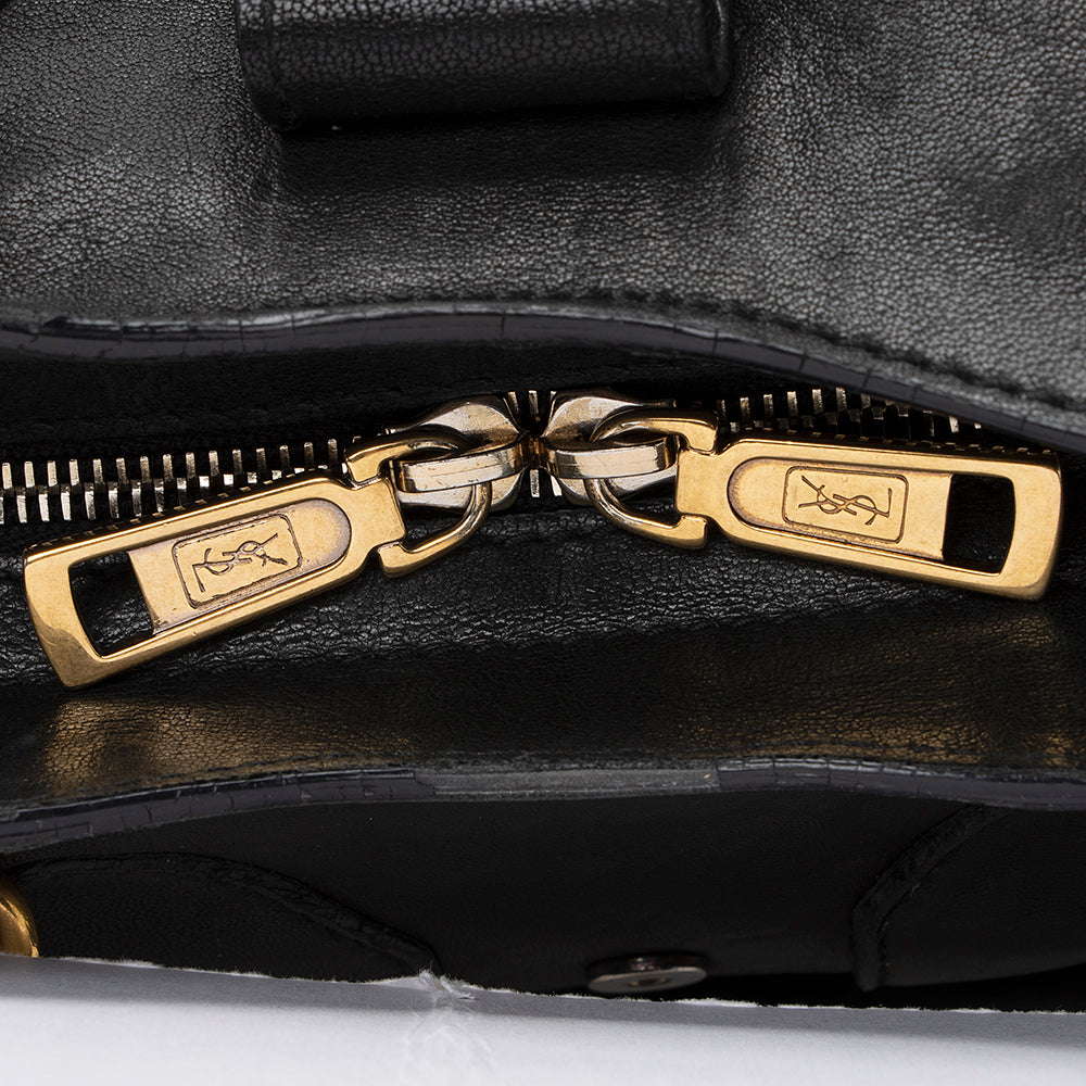 Saint Laurent Calfskin Classic Cabas Chyc Y Medium Tote - FINAL SALE (SHF-18423)