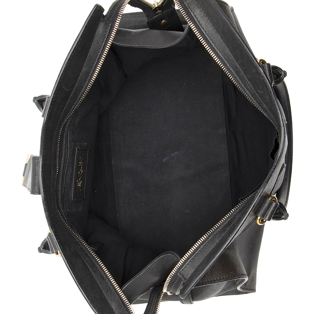 Saint Laurent Calfskin Classic Cabas Chyc Y Medium Tote - FINAL SALE (SHF-18423)