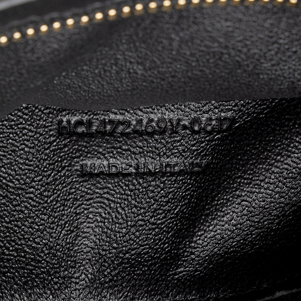 Saint Laurent Smooth Calfskin Baby Monogram Cabas Tote (SHF-15627)