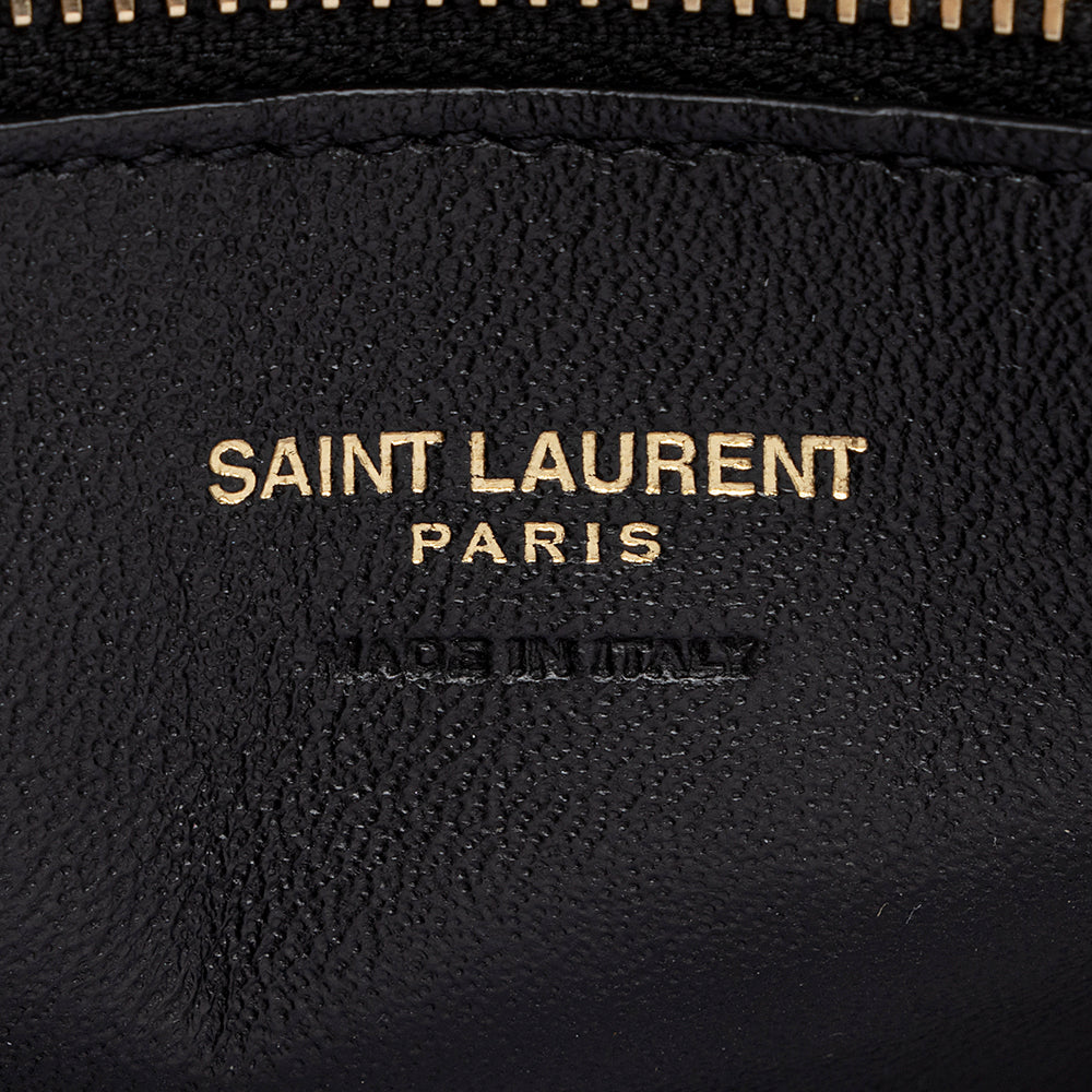 Saint Laurent Smooth Calfskin Baby Monogram Cabas Tote (SHF-15627)