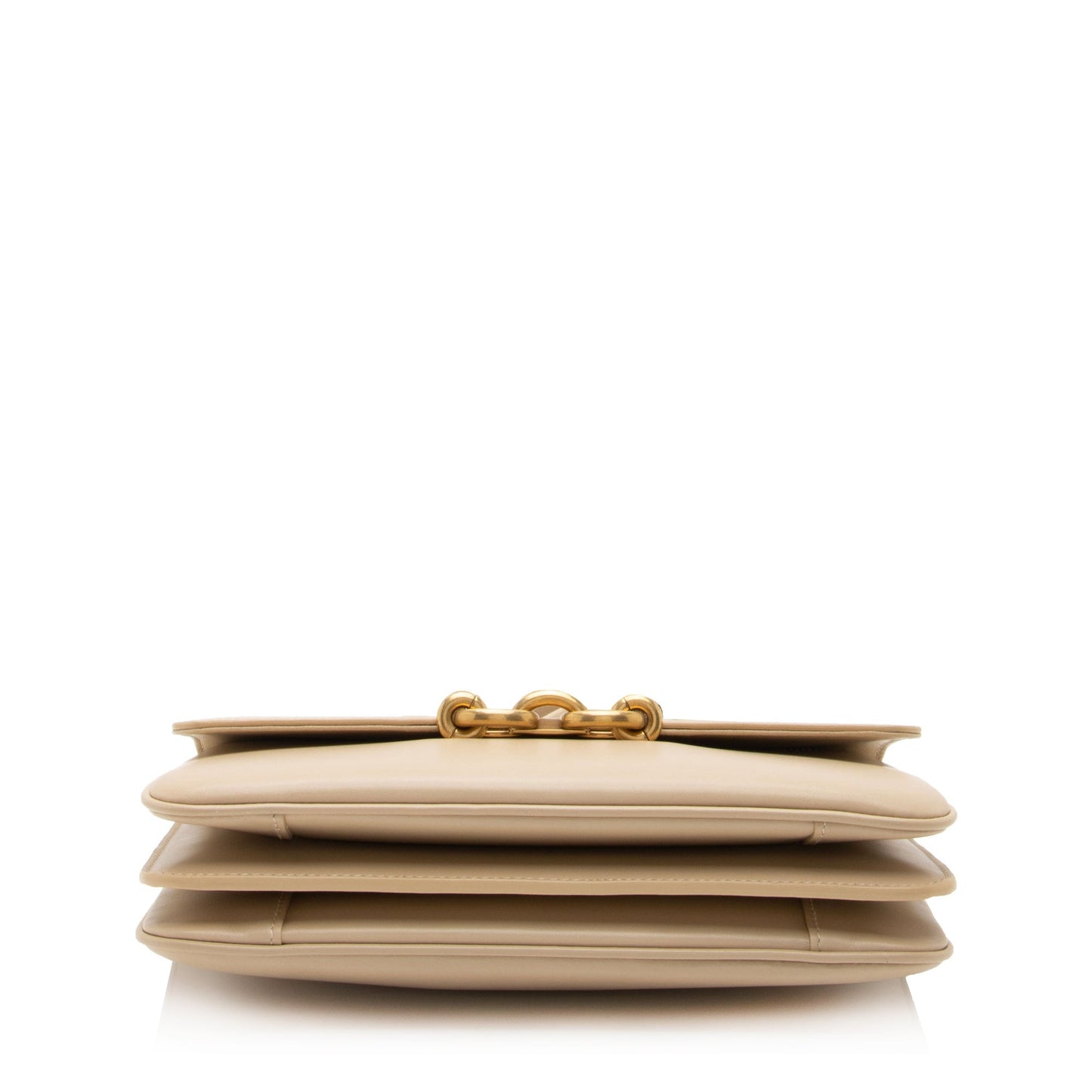 Saint Laurent Smooth Calfskin Le Maillon Shoulder Bag (SHF-tgPMeo)