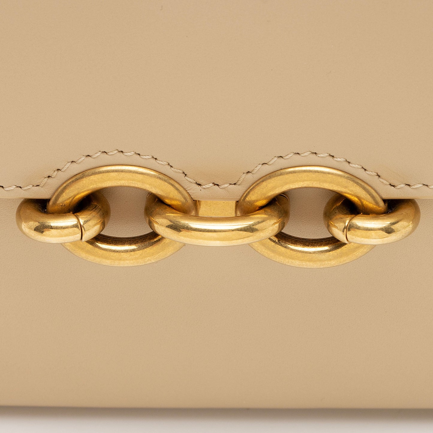 Saint Laurent Smooth Calfskin Le Maillon Shoulder Bag (SHF-tgPMeo)
