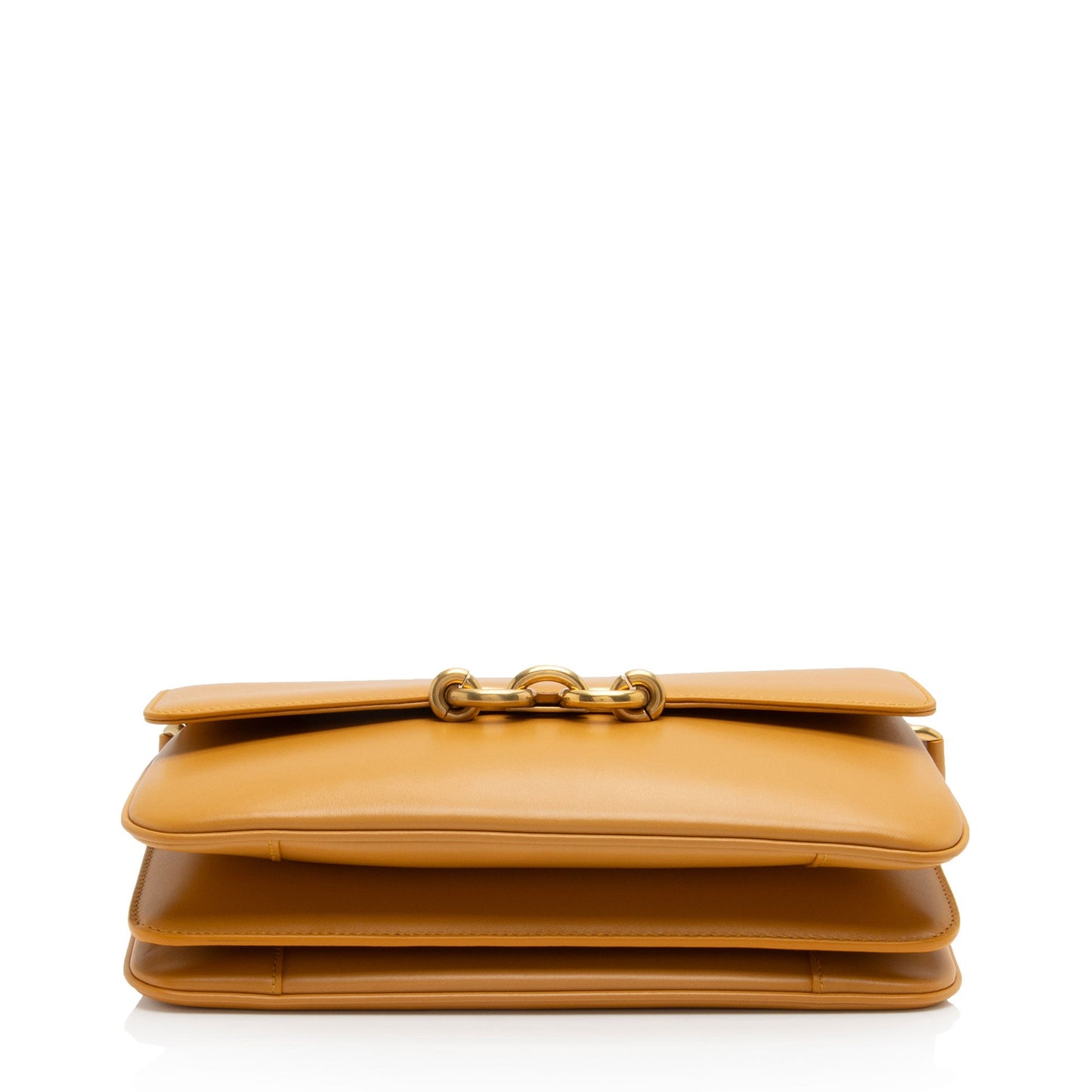 Saint Laurent Smooth Calfskin Le Maillon Shoulder Bag (SHF-jgkVVY)