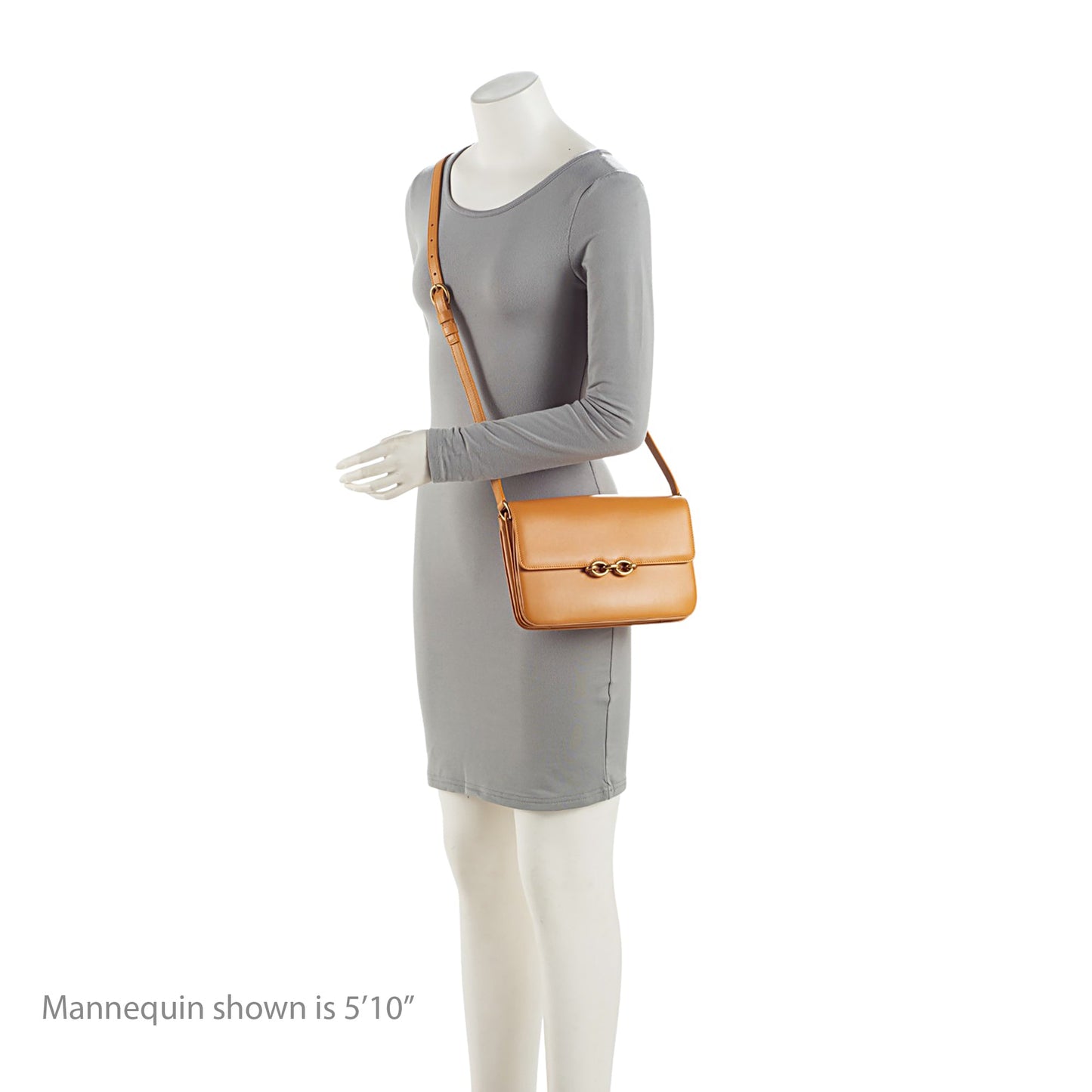 Saint Laurent Smooth Calfskin Le Maillon Shoulder Bag (SHF-jgkVVY)