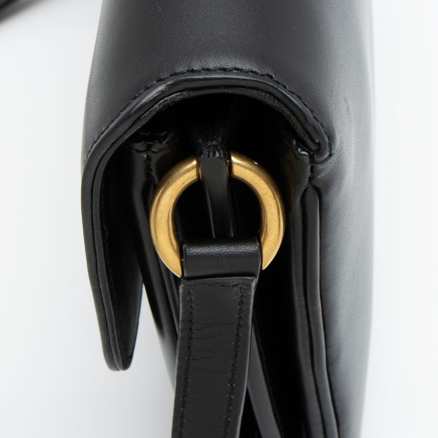 Saint Laurent Smooth Calfskin Le Maillon Shoulder Bag