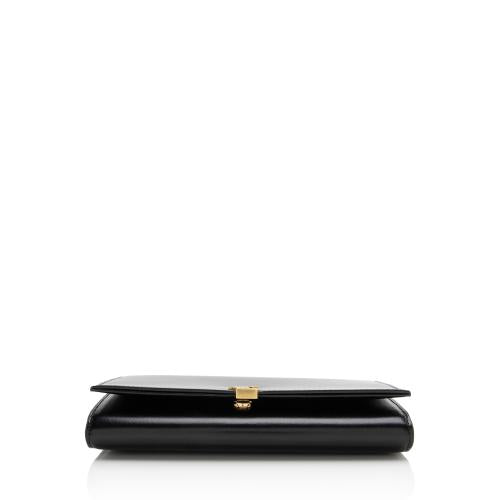 Saint Laurent Smooth Calfskin Monogram Cassandre Chain Wallet (SHF-n5xD0M)