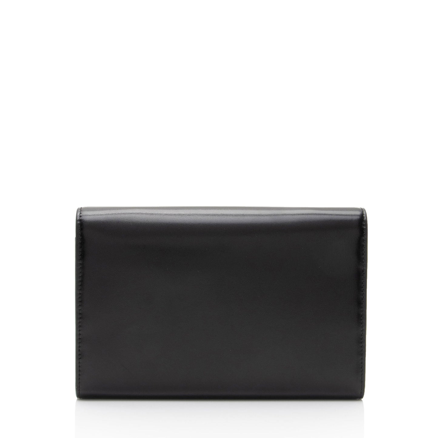 Saint Laurent Smooth Calfskin Monogram Cassandre Chain Wallet (SHF-v1q6uC)