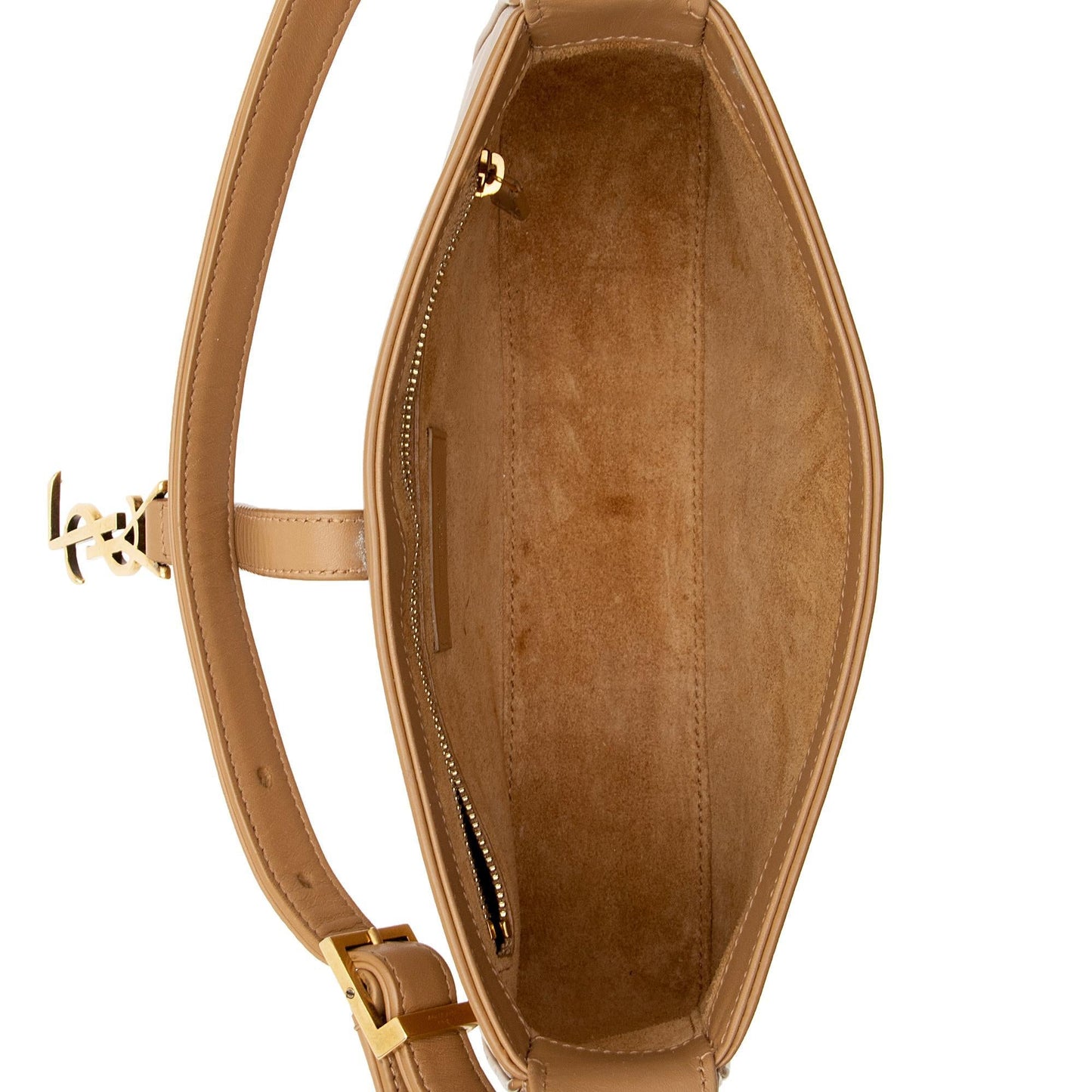 Saint Laurent Smooth Calfskin Monogram Le 5 A 7 Hobo (SHF-QB8CXX)
