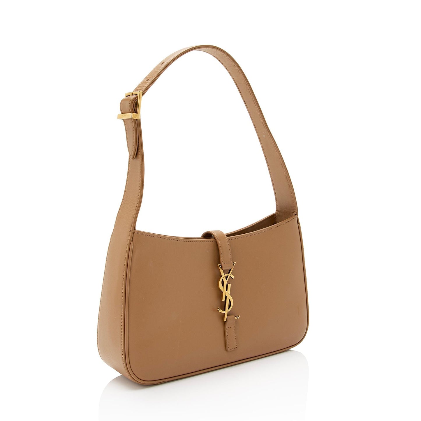 Saint Laurent Smooth Calfskin Monogram Le 5 A 7 Hobo (SHF-QB8CXX)
