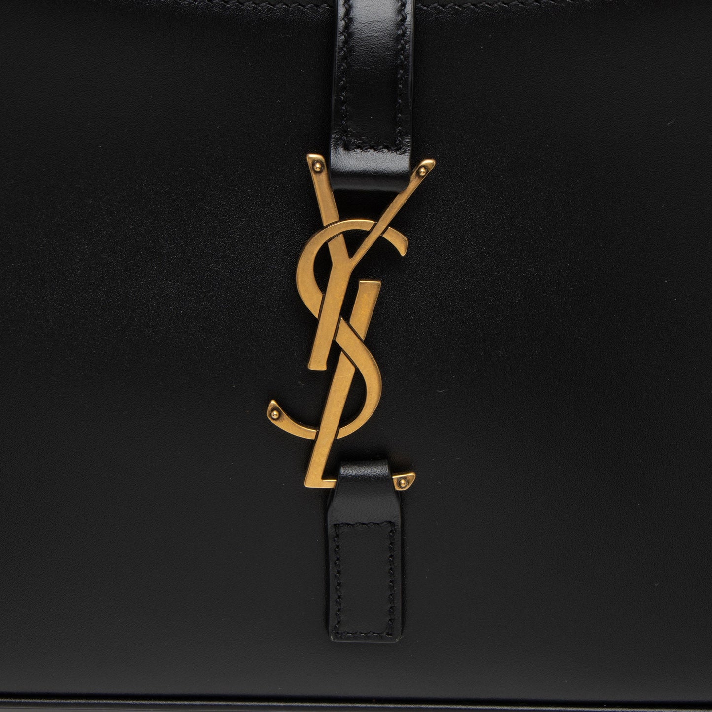 Saint Laurent Smooth Calfskin Monogram Le 5 A 7 Hobo (SHF-umK9NY)