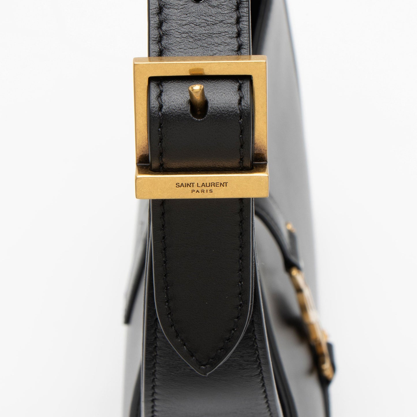 Saint Laurent Smooth Calfskin Monogram Le 5 A 7 Hobo (SHF-umK9NY)