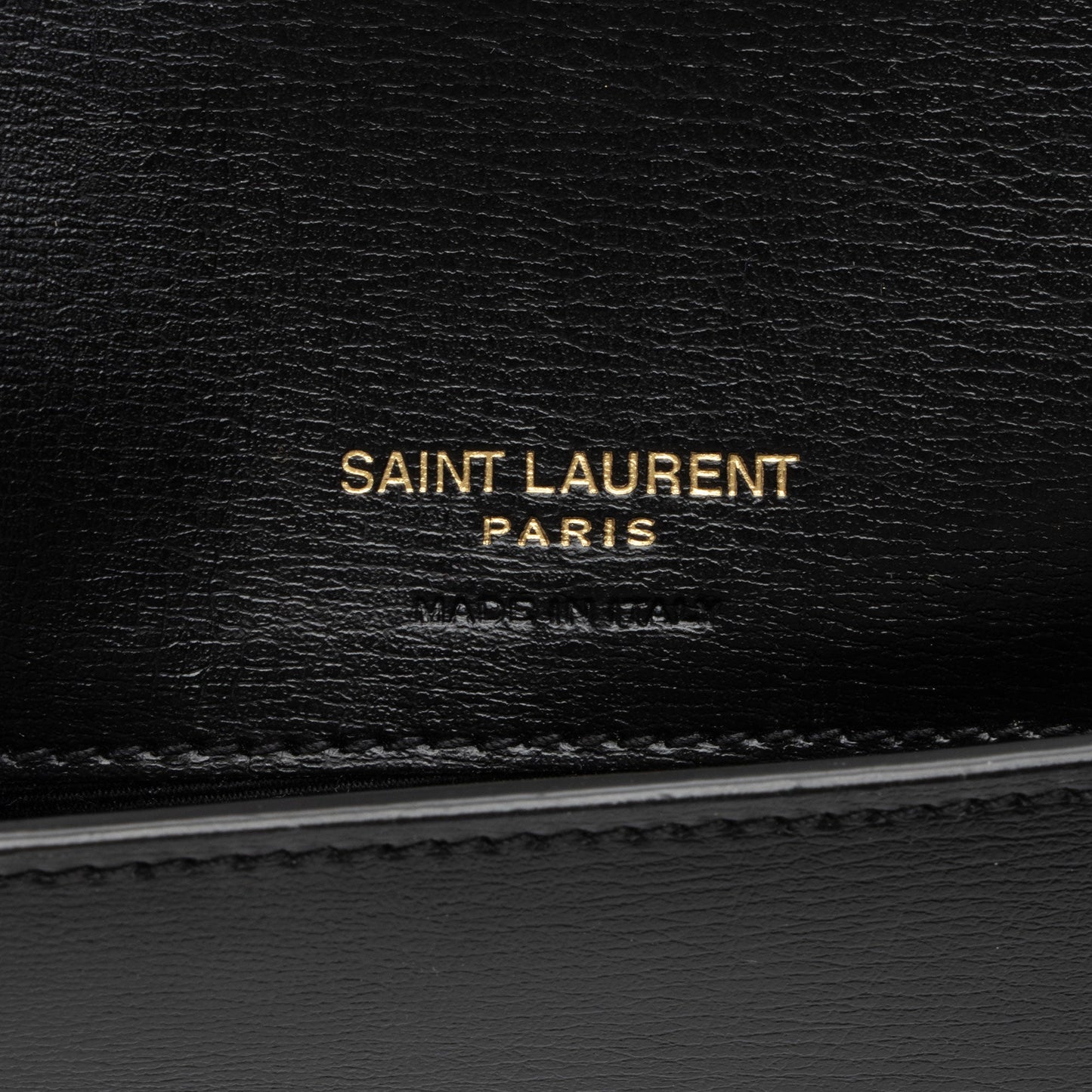 Saint Laurent Smooth Calfskin Monogram Phone Holder Shoulder Bag (SHF-ma6enh)
