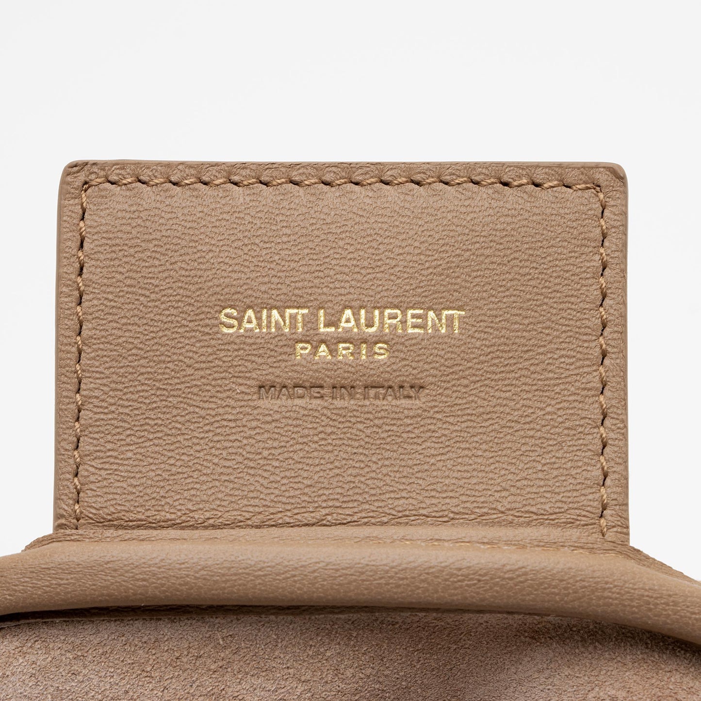 Saint Laurent Smooth Calfskin Paris VII Flat Medium Hobo (SHF-cypHQU)