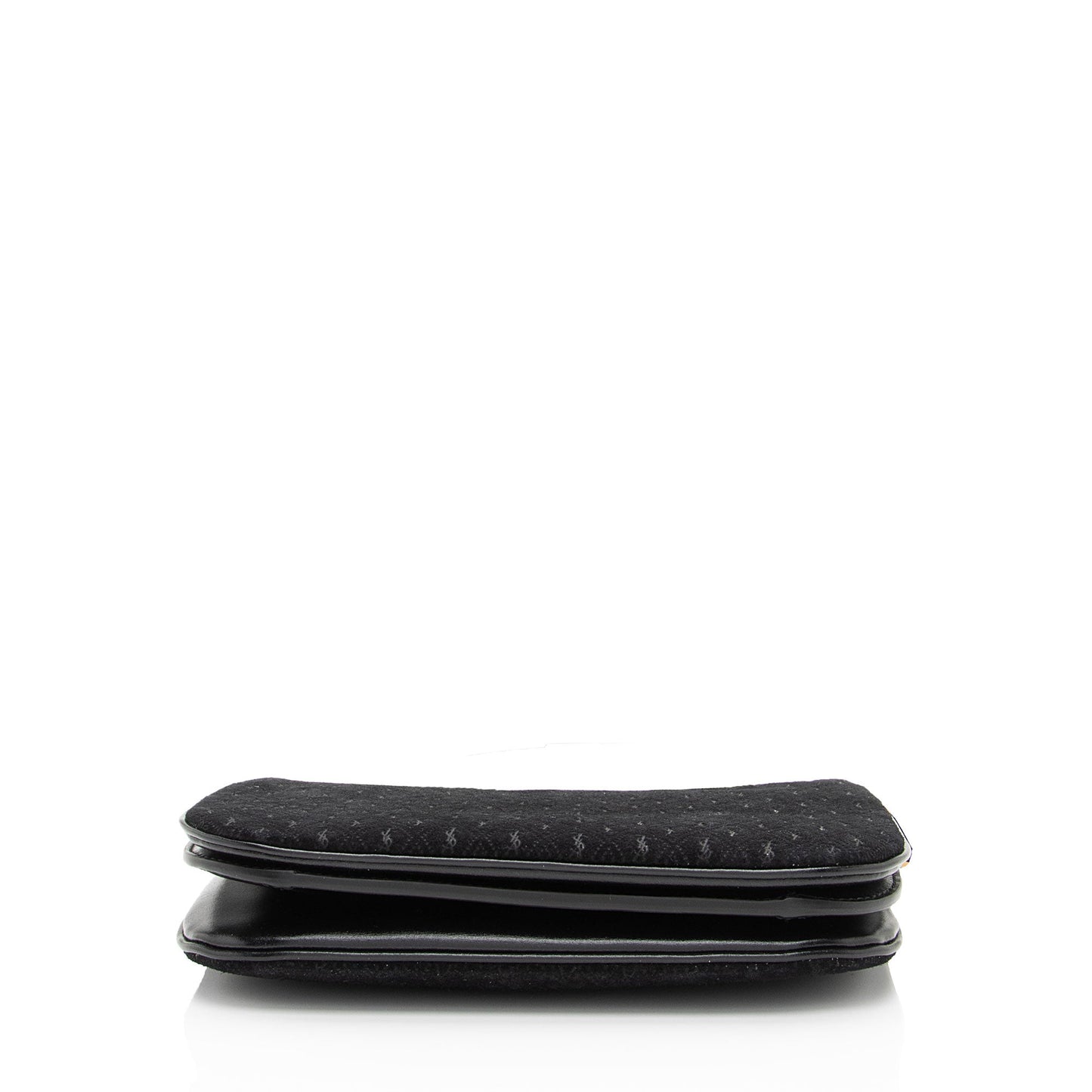 Saint Laurent Suede Monogram King Palm Crossbody