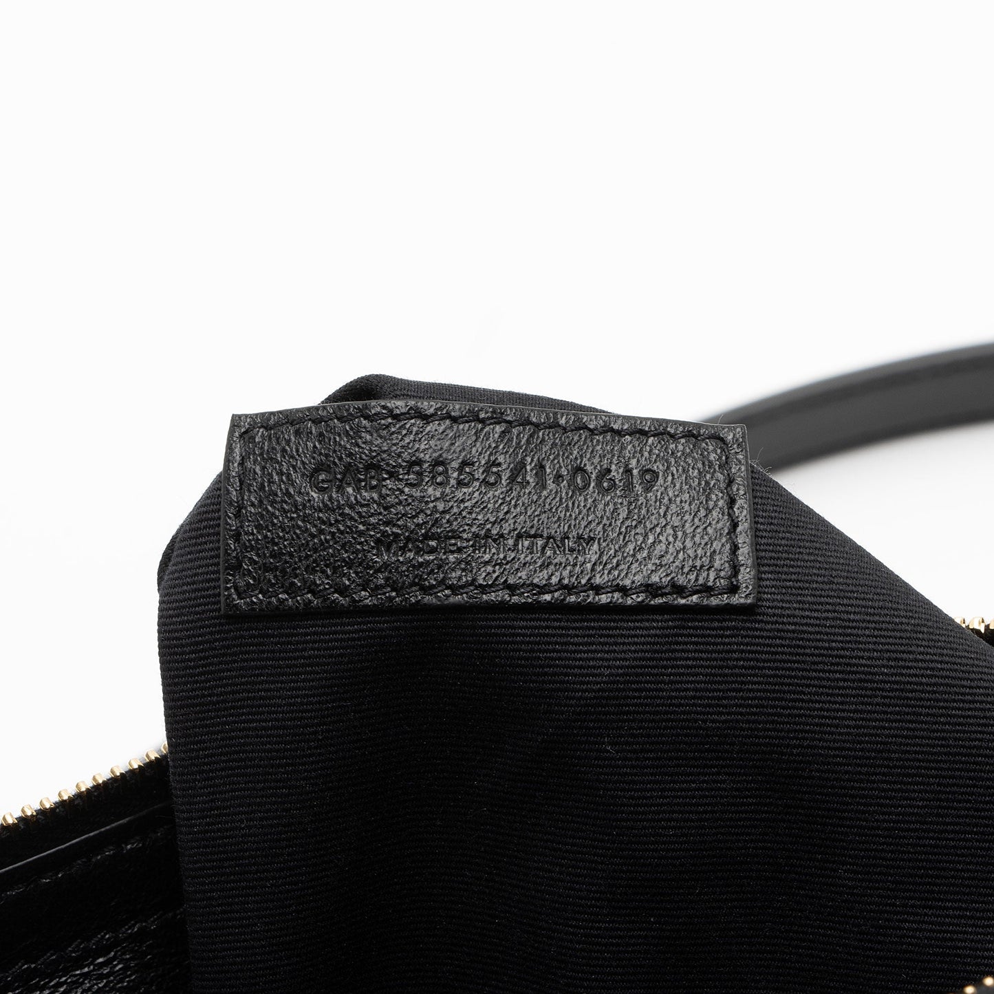 Saint Laurent Suede Monogram King Palm Crossbody