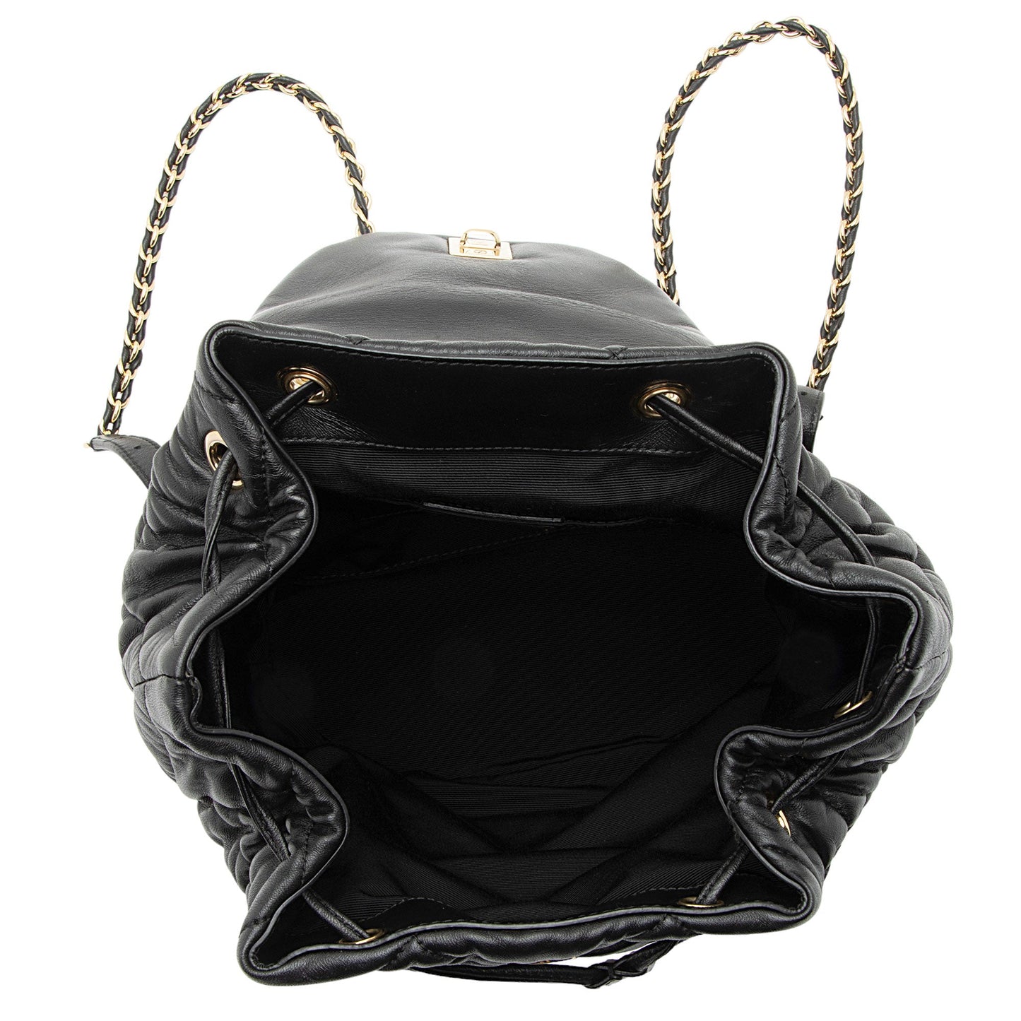 Salvatore Ferragamo Quilted Calfskin Giuliette Backpack (SHF-wZ9niM)