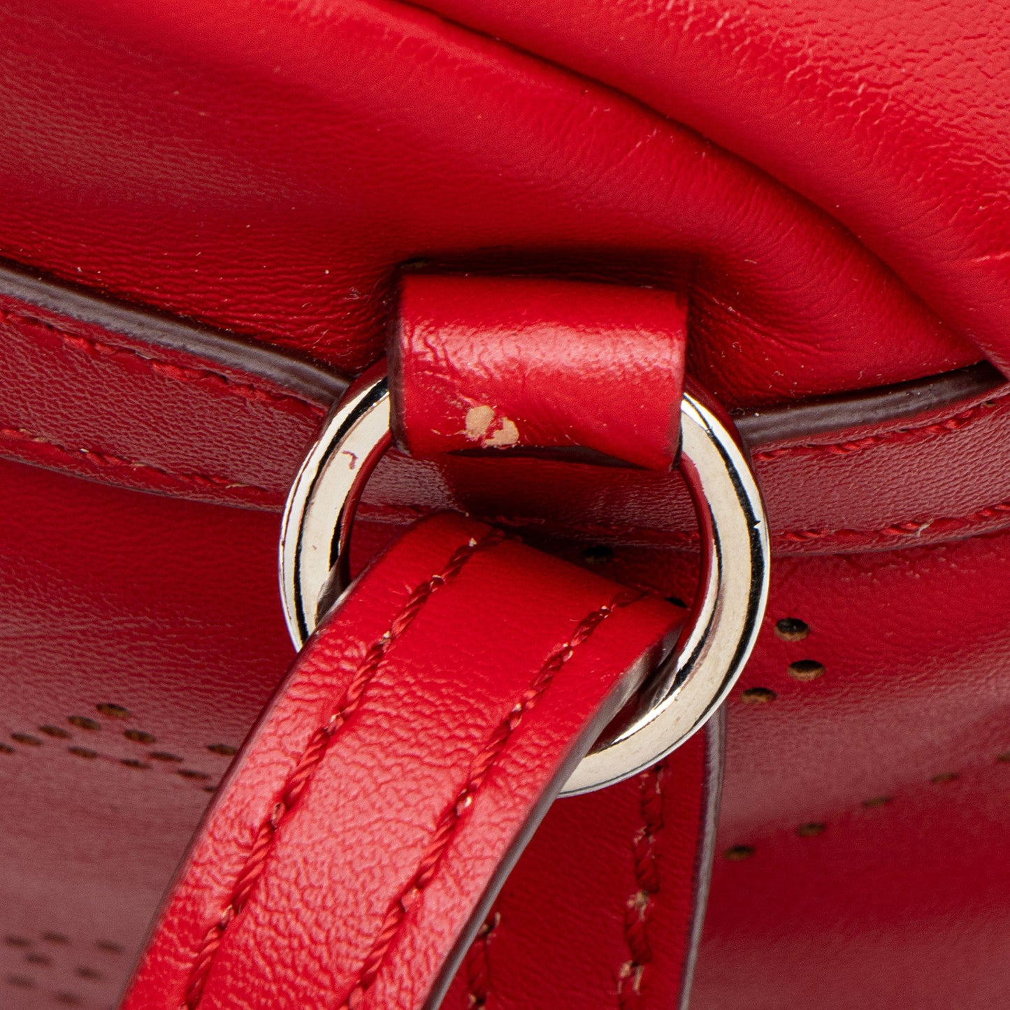 Stella McCartney Eco Alter Nappa Perforated Logo Mini Backpack