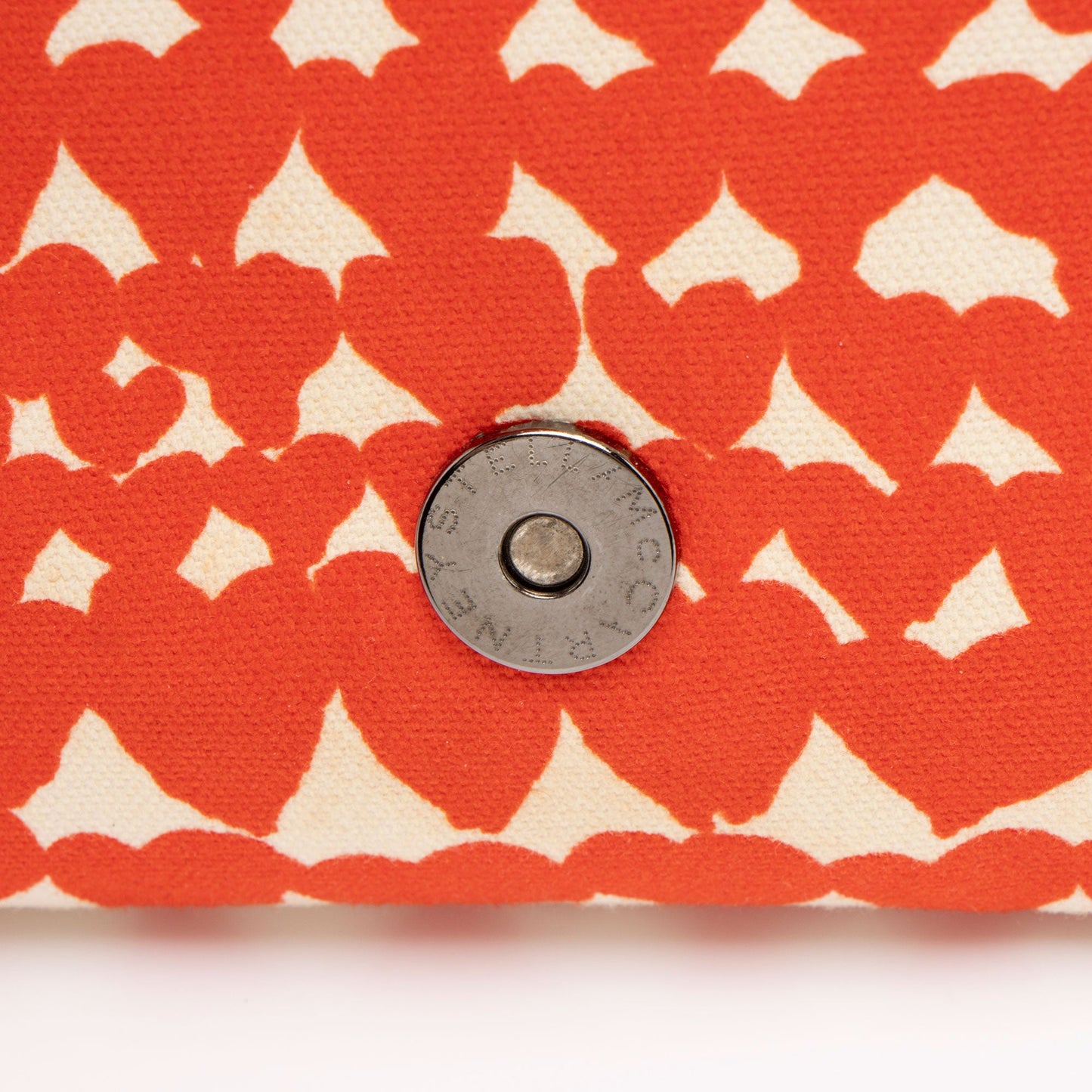 Stella McCartney Lipstick Heart Canvas Falabella Crossbody