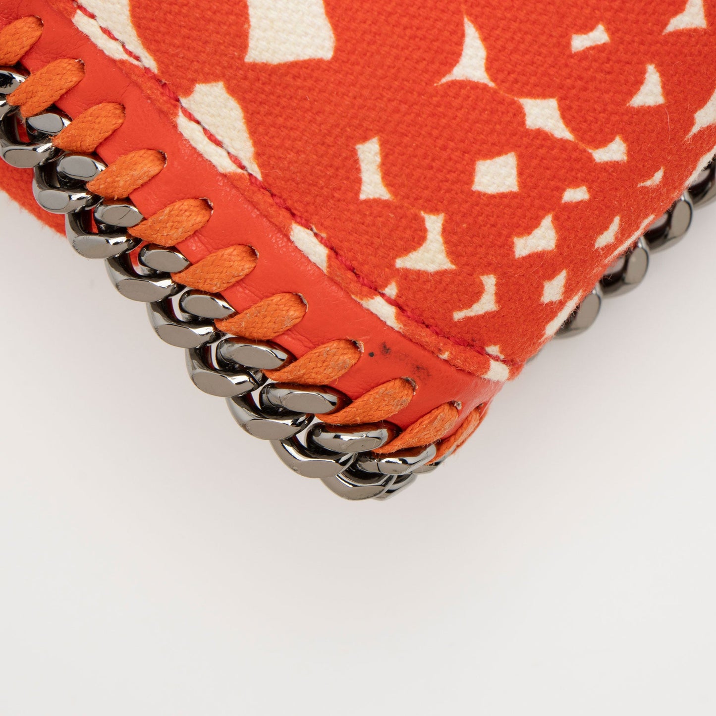 Stella McCartney Lipstick Heart Canvas Falabella Crossbody