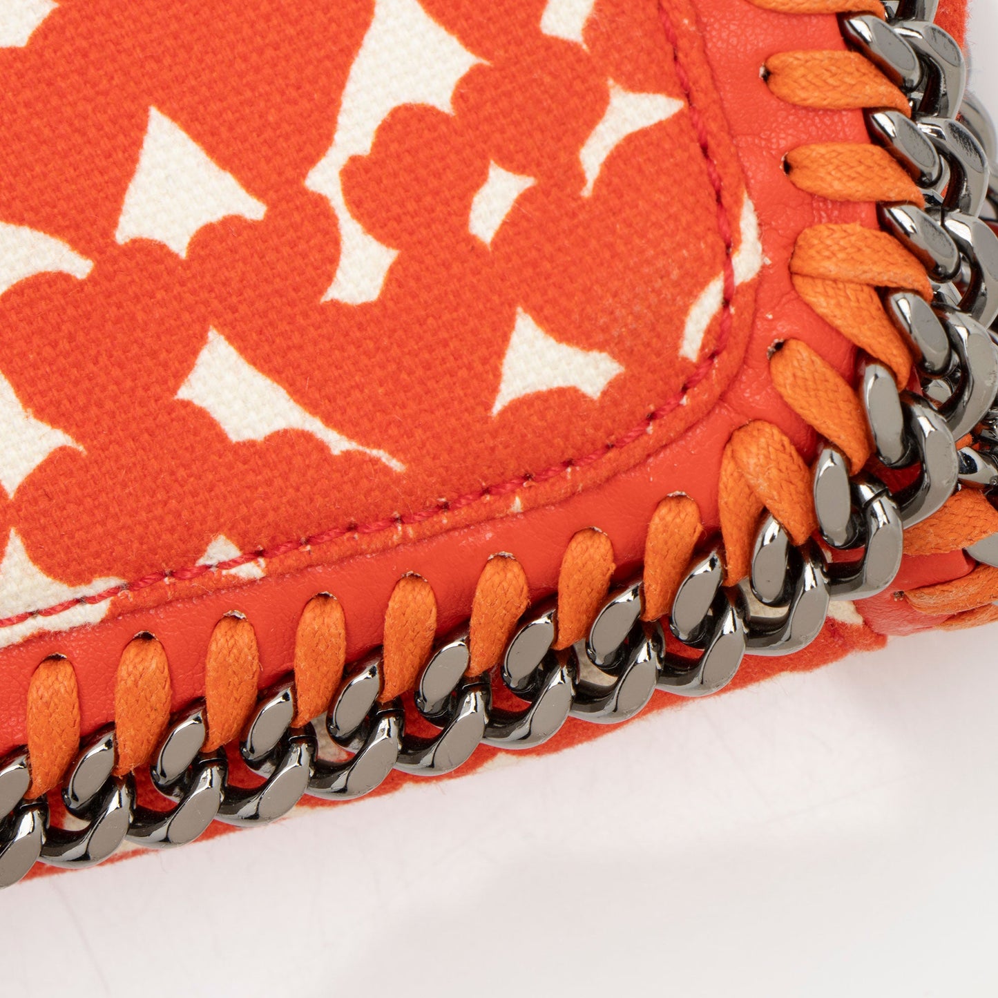 Stella McCartney Lipstick Heart Canvas Falabella Crossbody