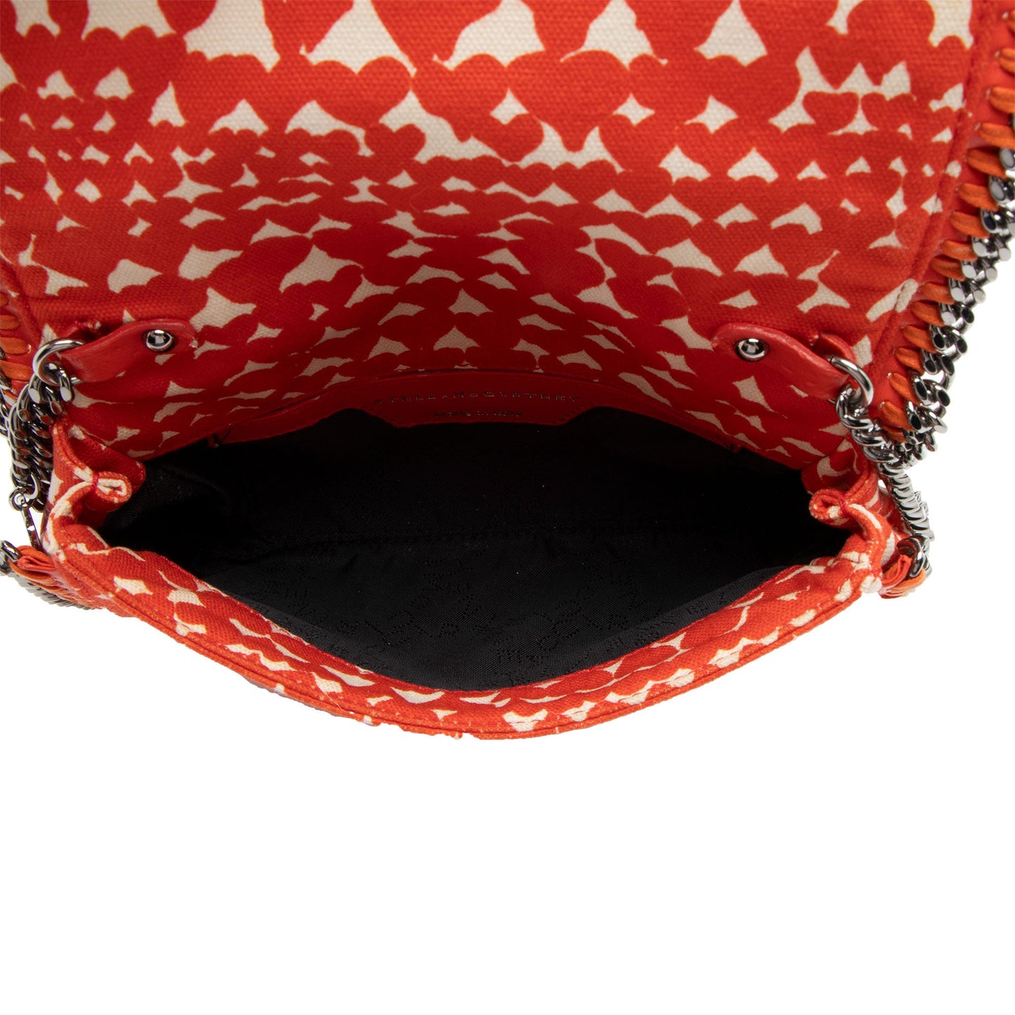 Stella McCartney Lipstick Heart Canvas Falabella Crossbody