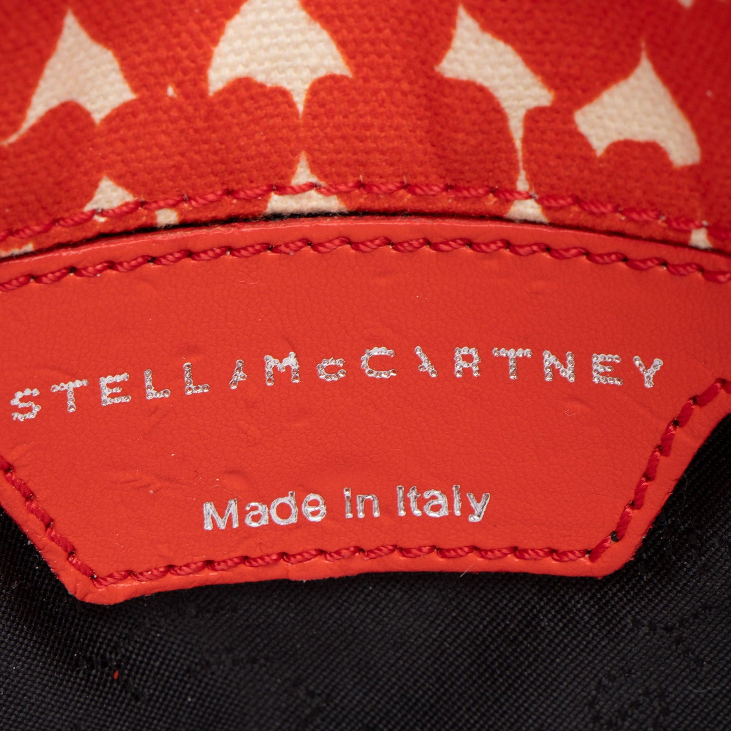 Stella McCartney Lipstick Heart Canvas Falabella Crossbody