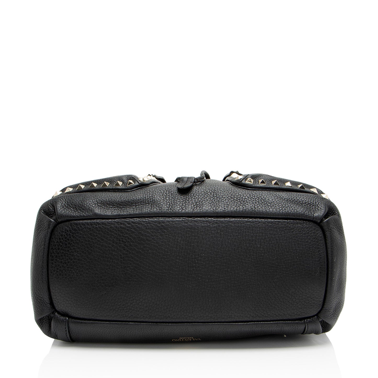 Valentino Leather Rockstud Double Pocket Backpack