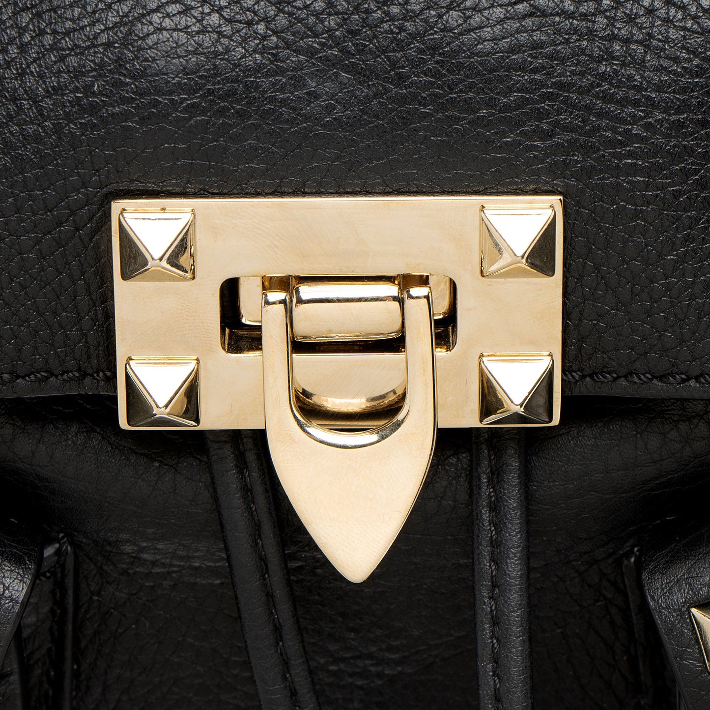 Valentino Leather Rockstud Double Pocket Backpack